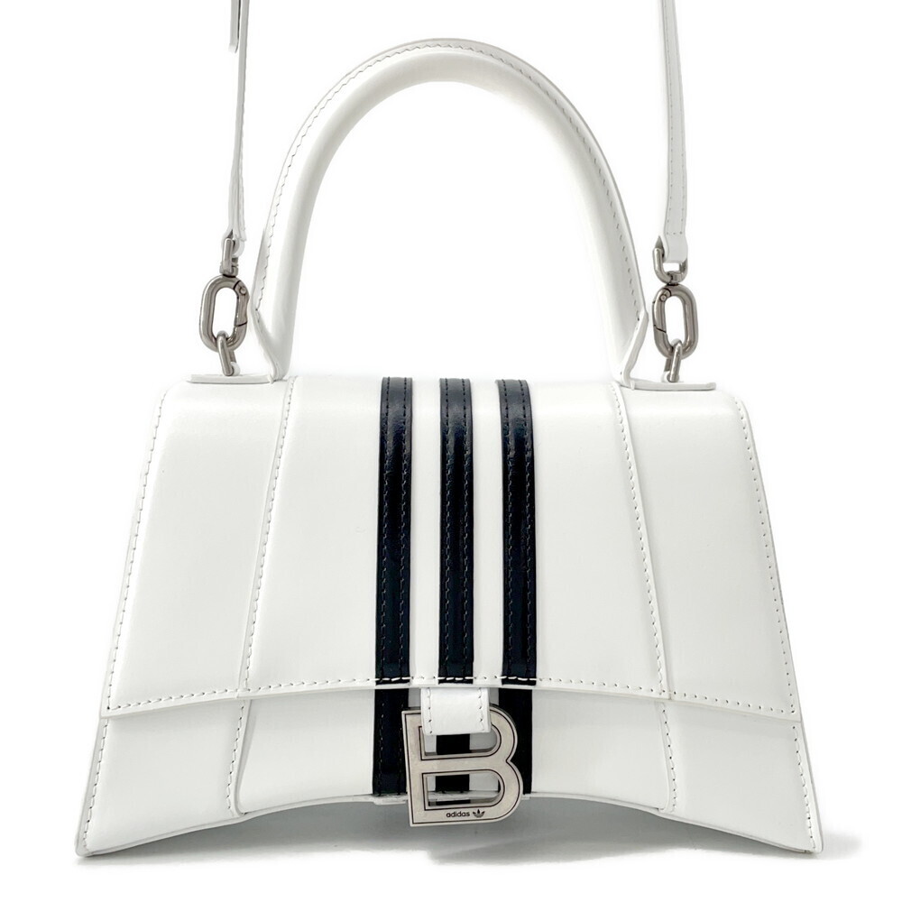 Balenciaga Hourglass Top Handle Handbag White Bag - Picture 1 of 7